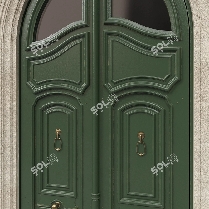 Classic 3D Max Door - 1700mm x 3260mm 3D model image 3