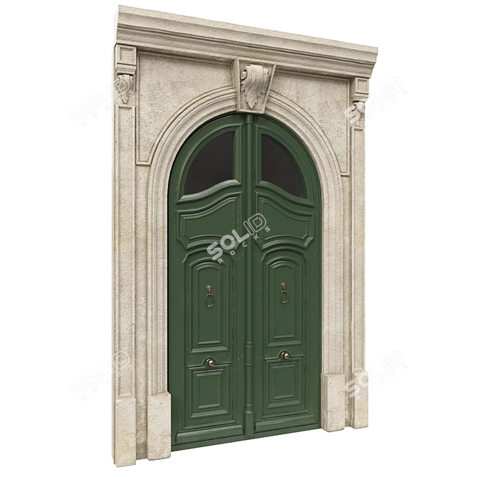 Classic 3D Max Door - 1700mm x 3260mm 3D model image 7