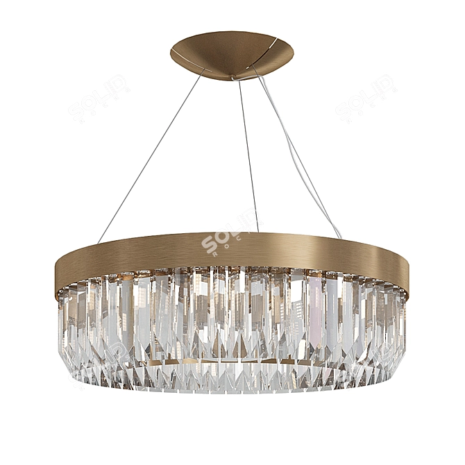 Elegant Patrizia Volpato Pendant Chandelier 3D model image 1