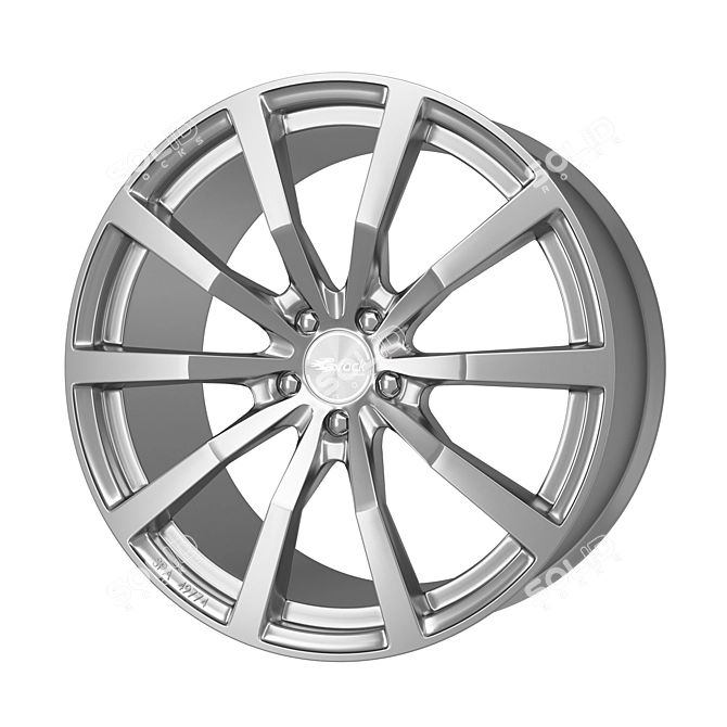 Brock B32 Alloy Wheel - 21 Inch 3D model image 3