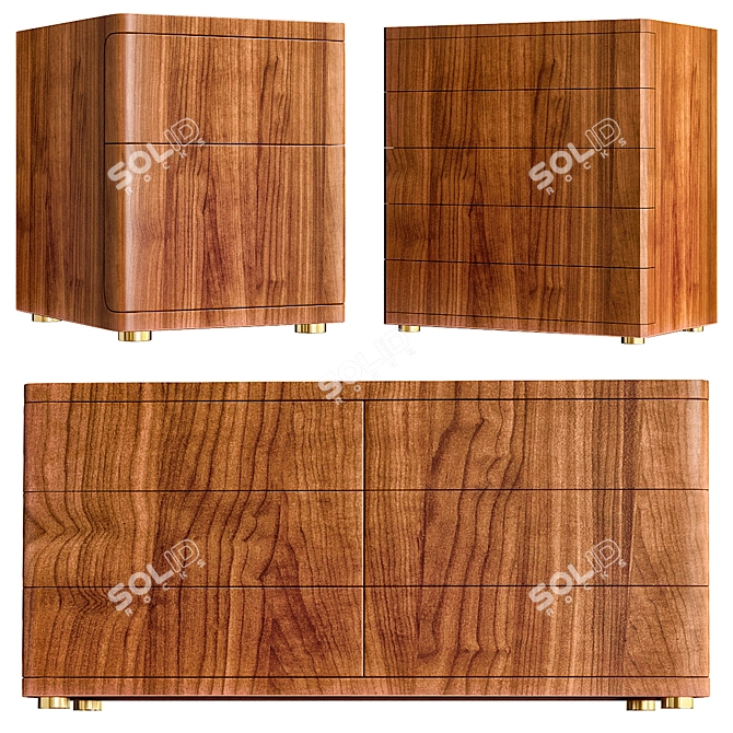 Luxury Italian Design: B&B Italia DADO 3D model image 1