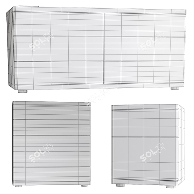 Luxury Italian Design: B&B Italia DADO 3D model image 2