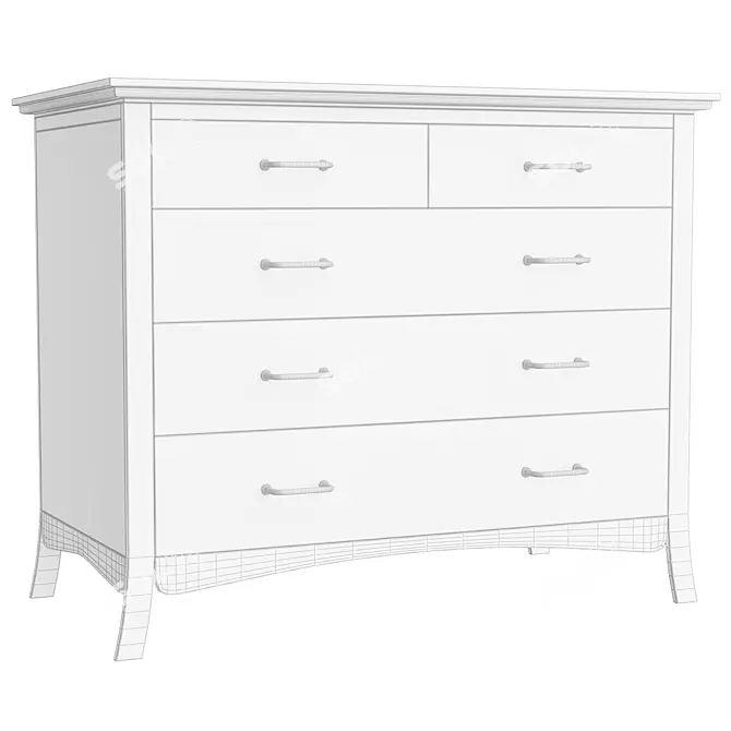 Elegant ARCANDA Scandola Mobili 3D model image 2