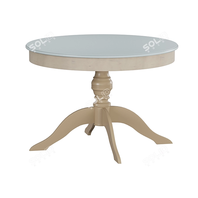 Savona 3: Elegant Dining Table 3D model image 1