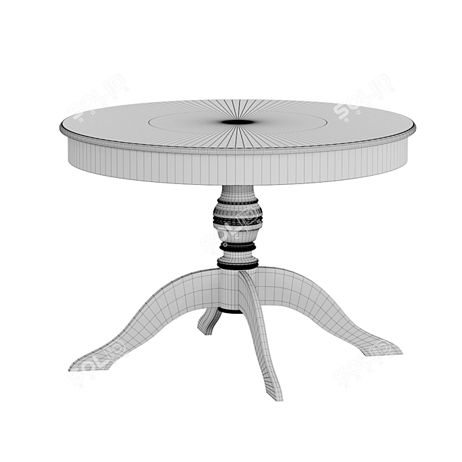 Savona 3: Elegant Dining Table 3D model image 2