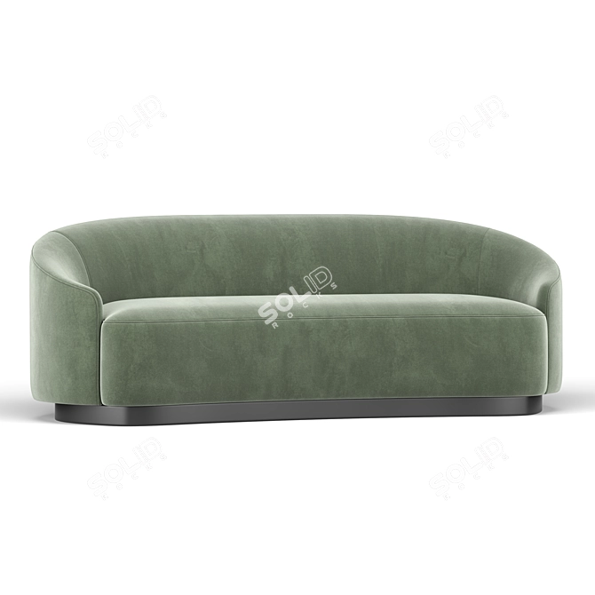 Modern 3D Turner Sofa 3D model image 3