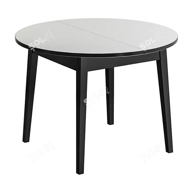 Kenner 1000M Dining Table: Stylish and Functional 3D model image 1