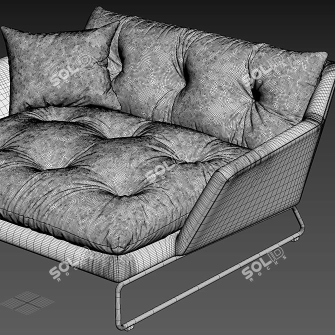 New York Suite Armchair 3D model image 5