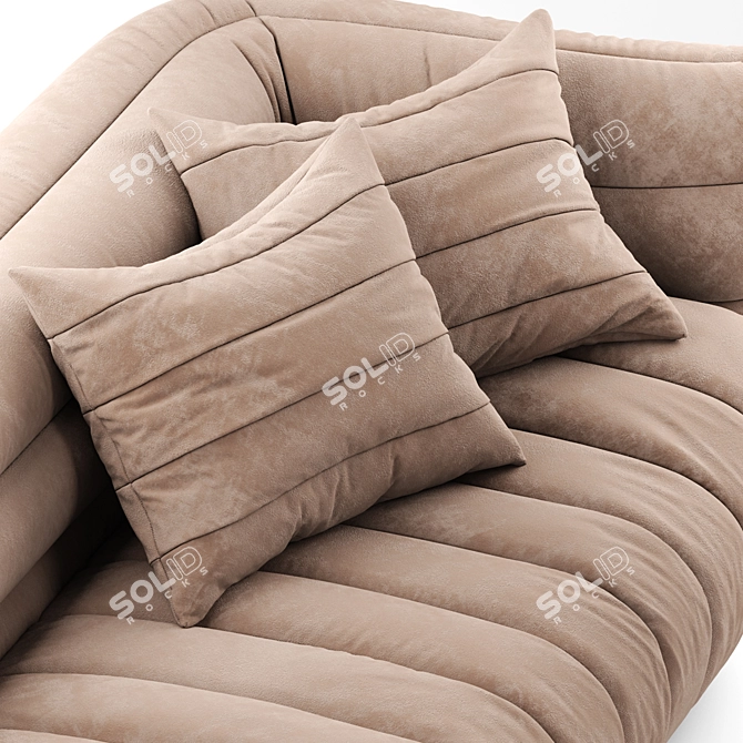 Elegant Baxter Sofa - Italian Craftsmanship 3D model image 3