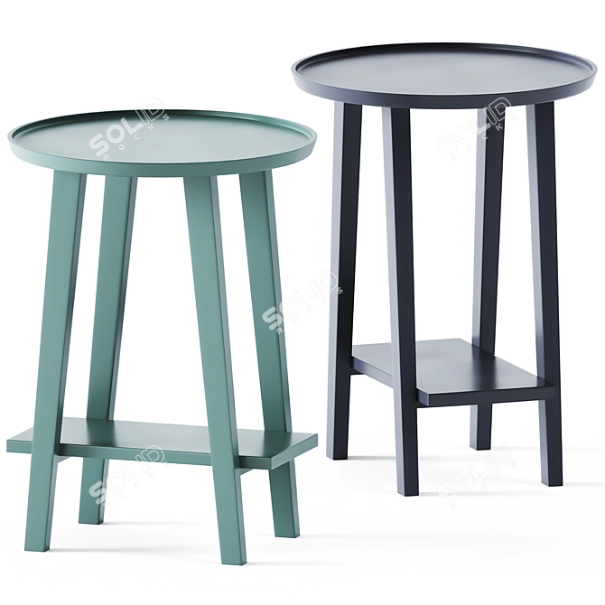 Gervasoni LC 45 Side Table: Sleek and Elegant 3D model image 2
