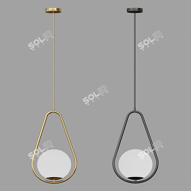 Hoop Drop: Illuminate with Style 3D model image 1