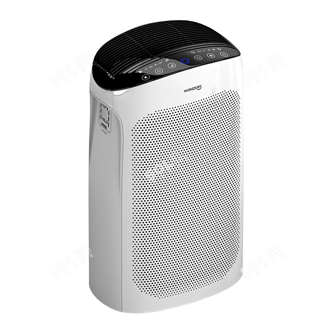 Compact Air Purifier: Clean Air Anywhere 3D model image 1
