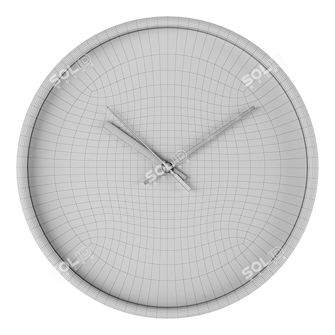 Troykatime Classic Wall Clock 3D model image 4