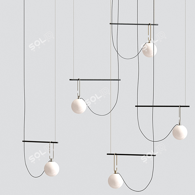 Ic Flos Pendant Lamp Collection 3D model image 2