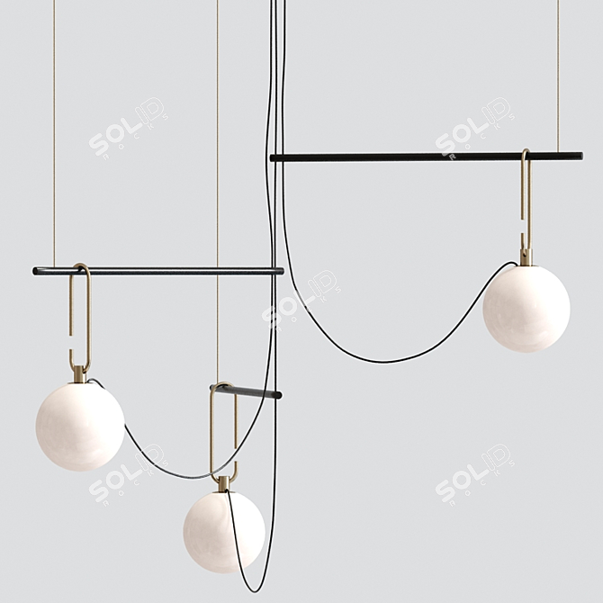 Ic Flos Pendant Lamp Collection 3D model image 3