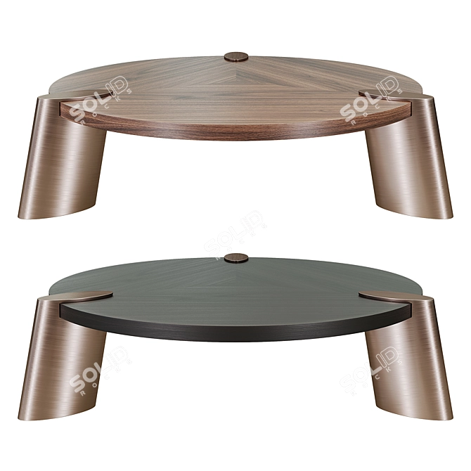 Garda Decor Coffee Table: Elegant and Spacious 3D model image 1