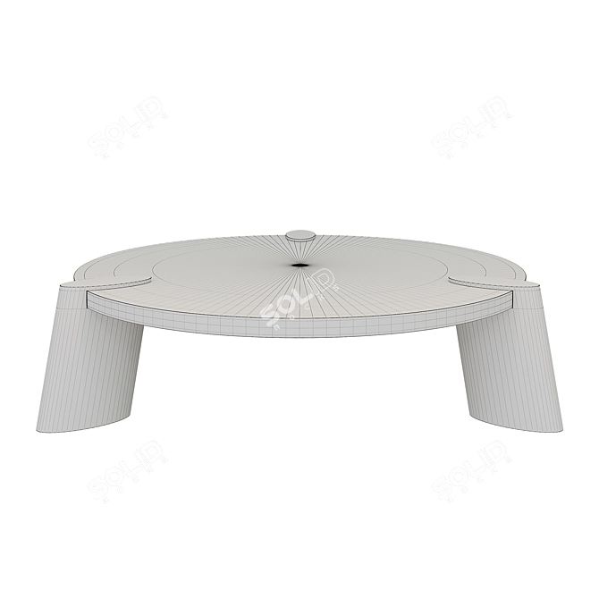 Garda Decor Coffee Table: Elegant and Spacious 3D model image 4