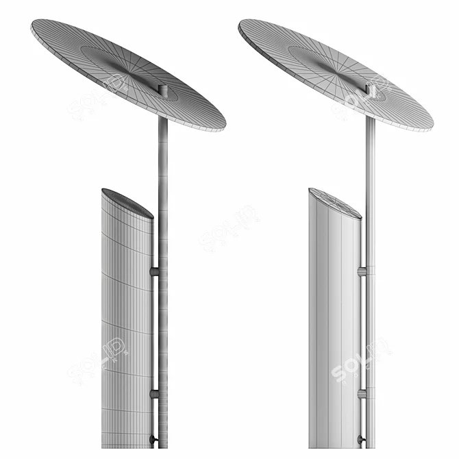 Reflect Steel Table Lamp - Verpan 3D model image 4