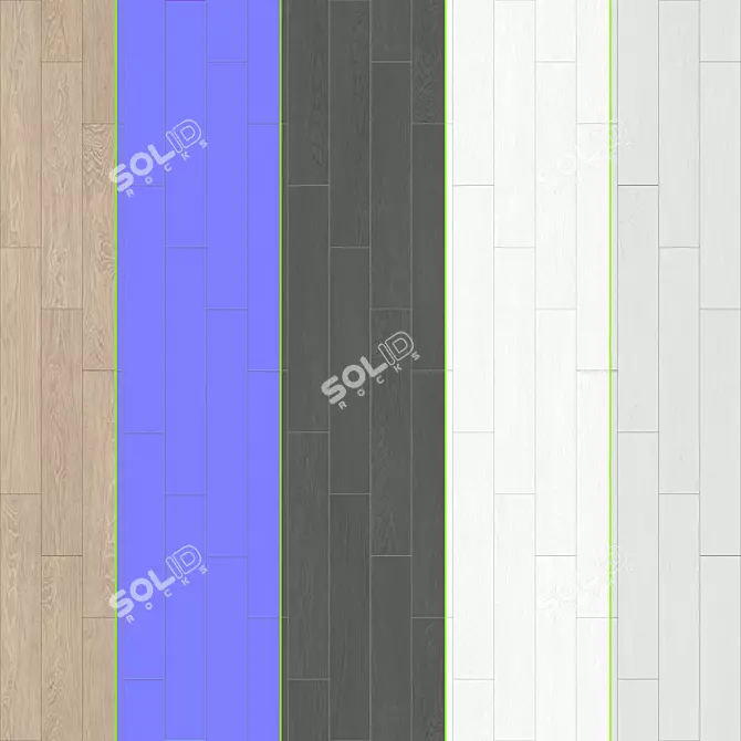 Almond Parquet Essence: Stunning Patterns & High-Quality Materials 3D model image 3