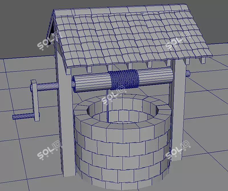 Refreshing Water Source: Well 3D model image 1