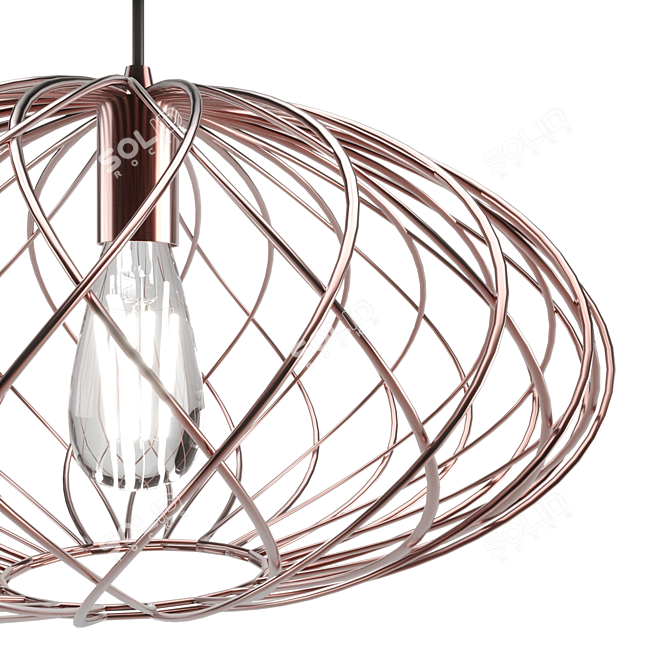Elegant Nova Luce Eriberto Wire 3D model image 2