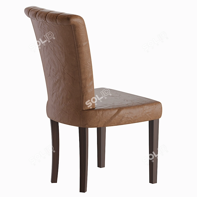 Sleek Modern Armchair 3D model image 3