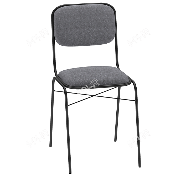 Sleek Executive Chair 3D model image 1