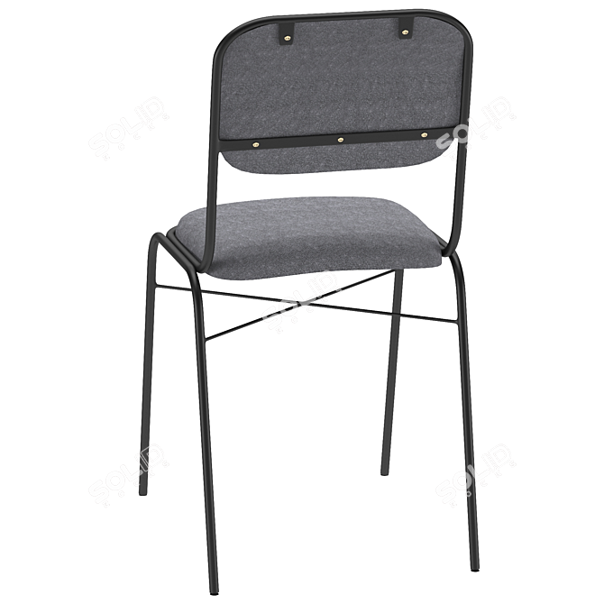 Sleek Executive Chair 3D model image 2