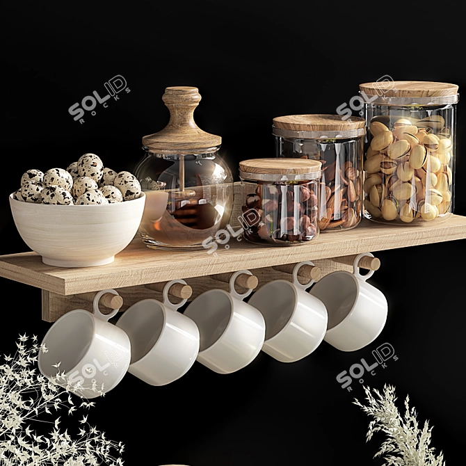 Title: Versatile Kitchen Accessories Set 3D model image 5