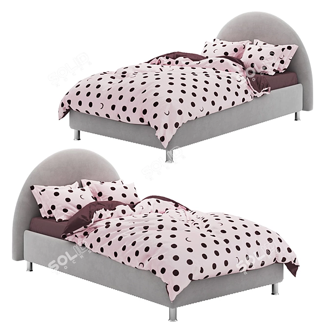 SleepArt Tiffany Bed: Elegant, Comfortable & Stylish 3D model image 1
