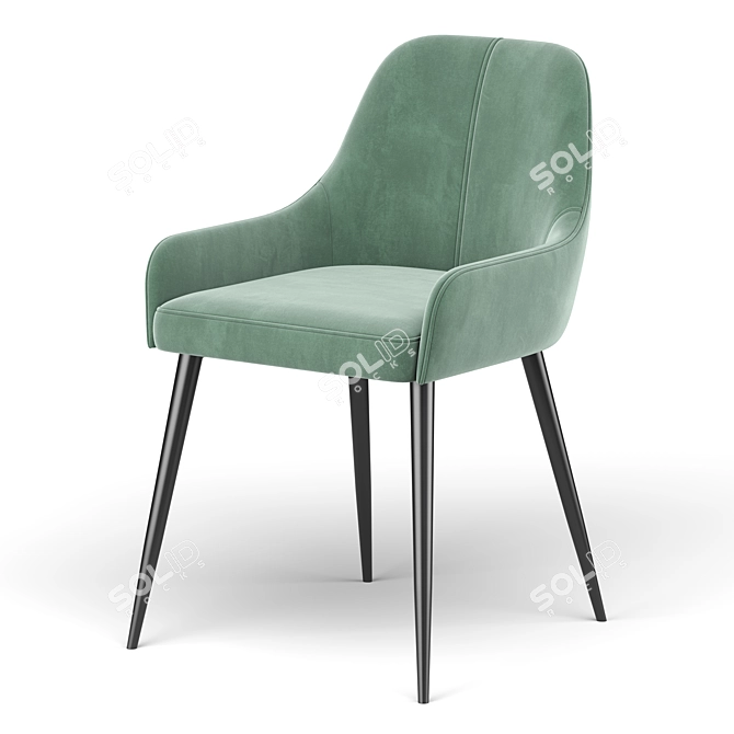 Modern Woltu Dining Chair: Stylish & Comfortable 3D model image 4