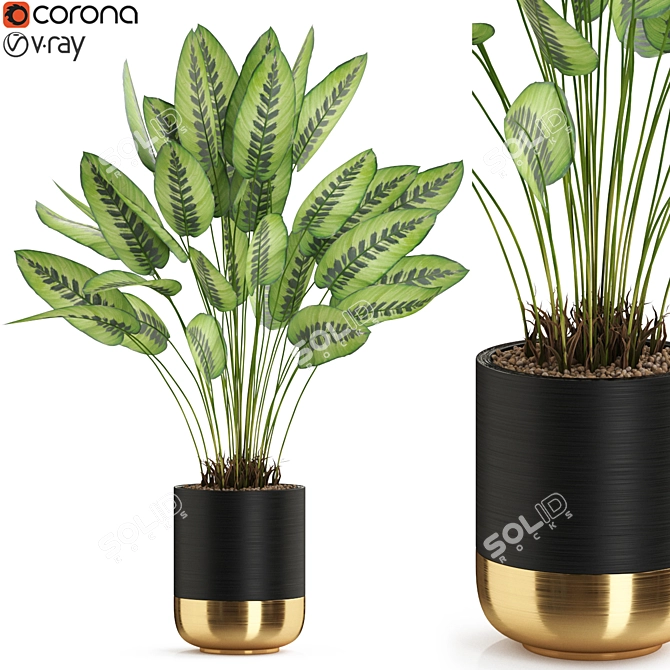 Botanical Bliss: 538 Remarkable Plants 3D model image 1