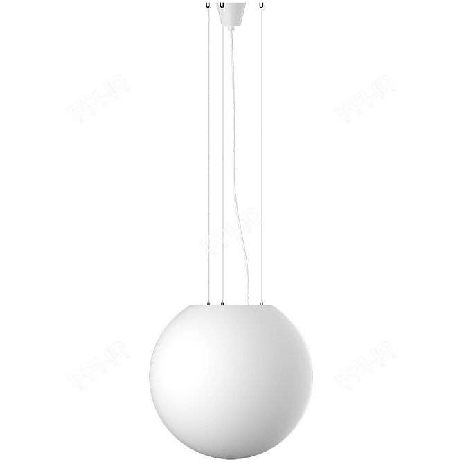 50cm Sphere Pendant Light 3D model image 1