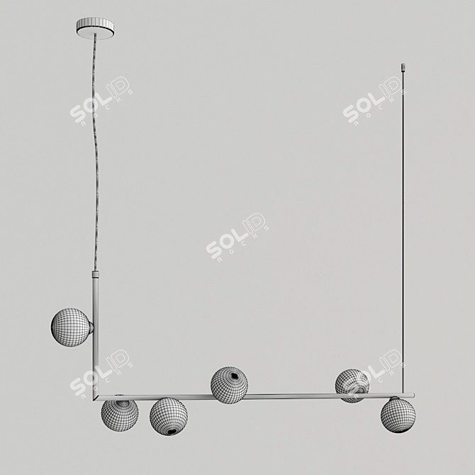 KENDRA: Elegant Hanging Decor 3D model image 4