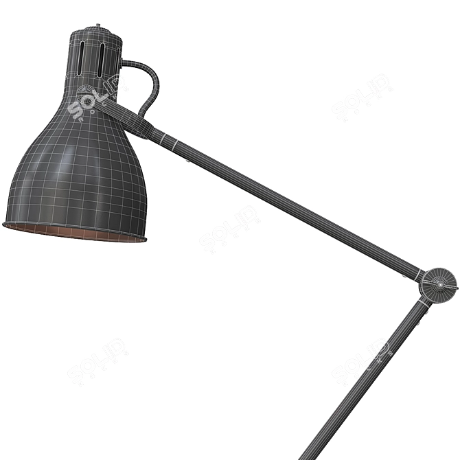 Green Task Lamp: Aröd - Versatile Work Lighting 3D model image 4