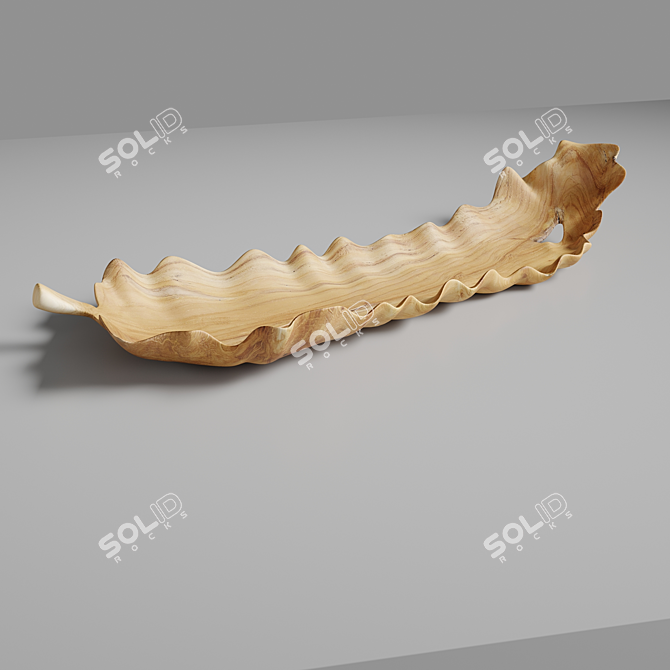 Dugan Mango Papaya Wooden Centerpiece 3D model image 4