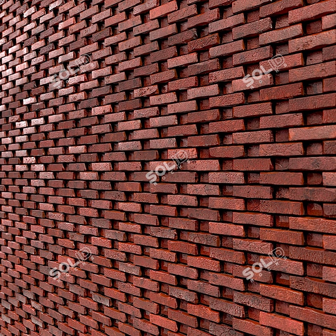  PBR Lattice Brick-10-2K Seamless Material 3D model image 2