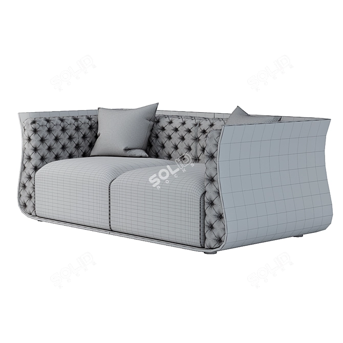 Stylish Cally Sofa: Comfortable and Luxurious 3D model image 7