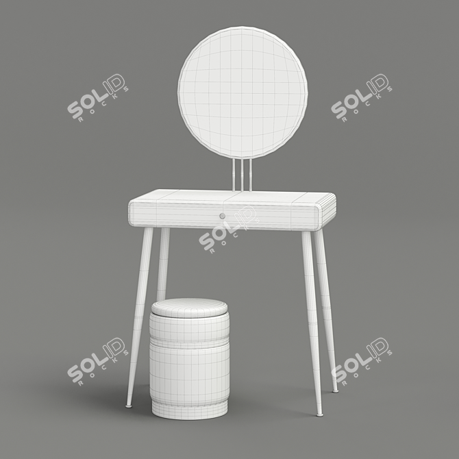 Alessia: Elegant Trellis for Stylish Interiors 3D model image 2