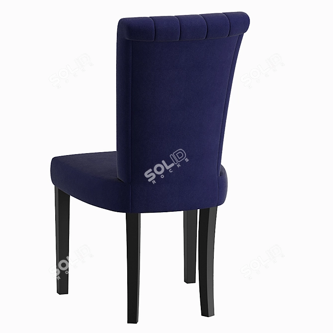 Luxury Velvet Armchair: Modern Elegance 3D model image 5