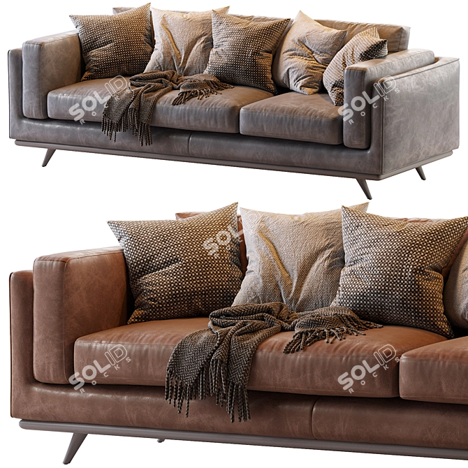 Zander_Sofa: Luxurious Modern Seating 3D model image 1