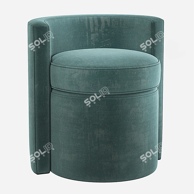 Arcadia Stool: Modern Comfort in 4 Varying Colors 3D model image 4