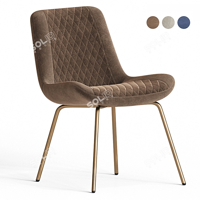 Artos Contemporary Dining Chair 3D model image 1