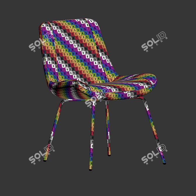 Artos Contemporary Dining Chair 3D model image 5