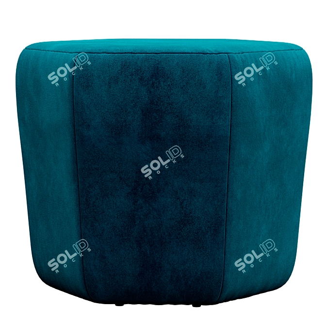 Swoon's Hagen Pouf: Cozy Elegance 3D model image 4