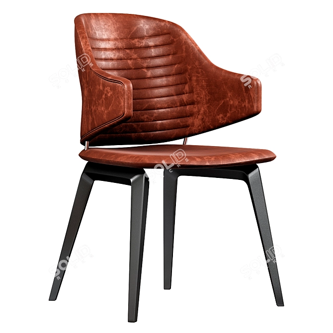 Elegant Vela Chair: Designed for Unparalleled Comfort 3D model image 1