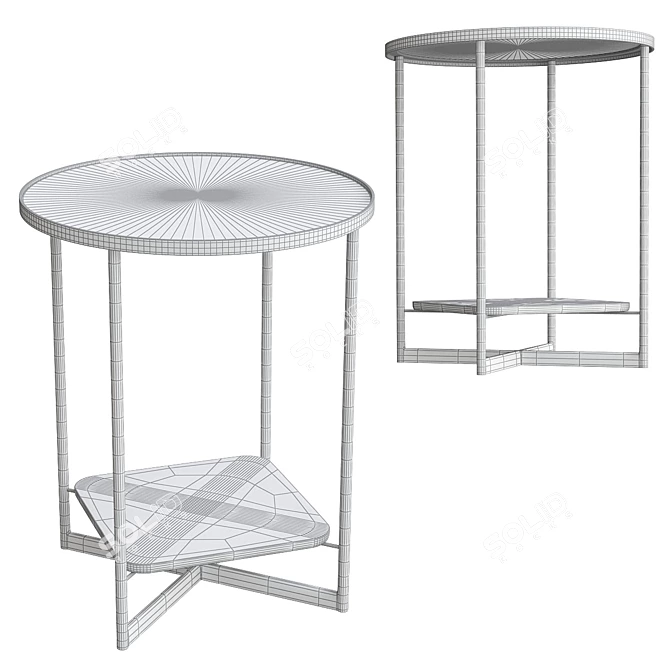 Minimalist Small Mohana Table 3D model image 2