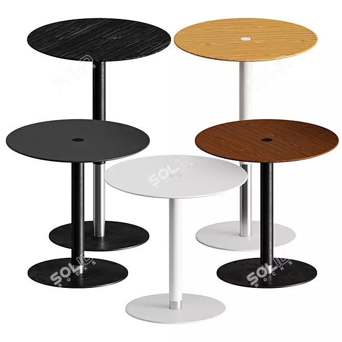 Adjustable PTB Table: Minimalistic and Functional 3D model image 4