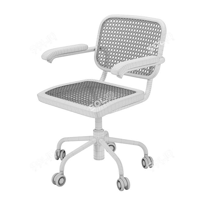 Modern Thonet S64 VDR Chair 3D model image 6