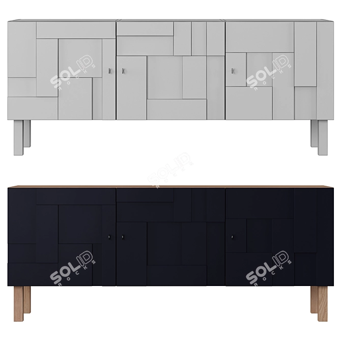 Modern Alba Sideboard | Pinch Design 3D model image 3